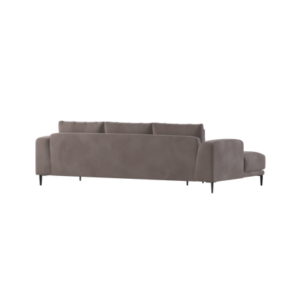 Canapé d'angle modulaire Joe – Finition en tissu de haute qualité