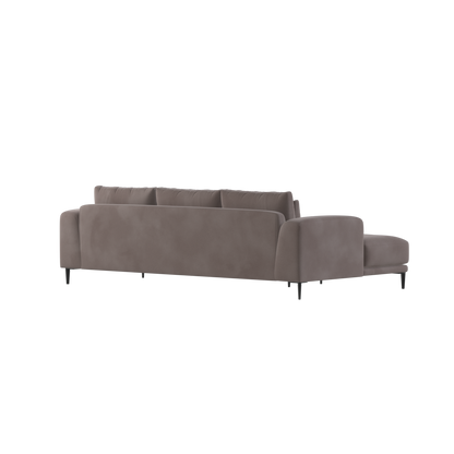Canapé d'angle modulaire Joe – Finition en tissu de haute qualité