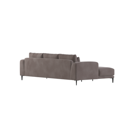 Canapé d'angle modulaire Joe – Finition en tissu de haute qualité
