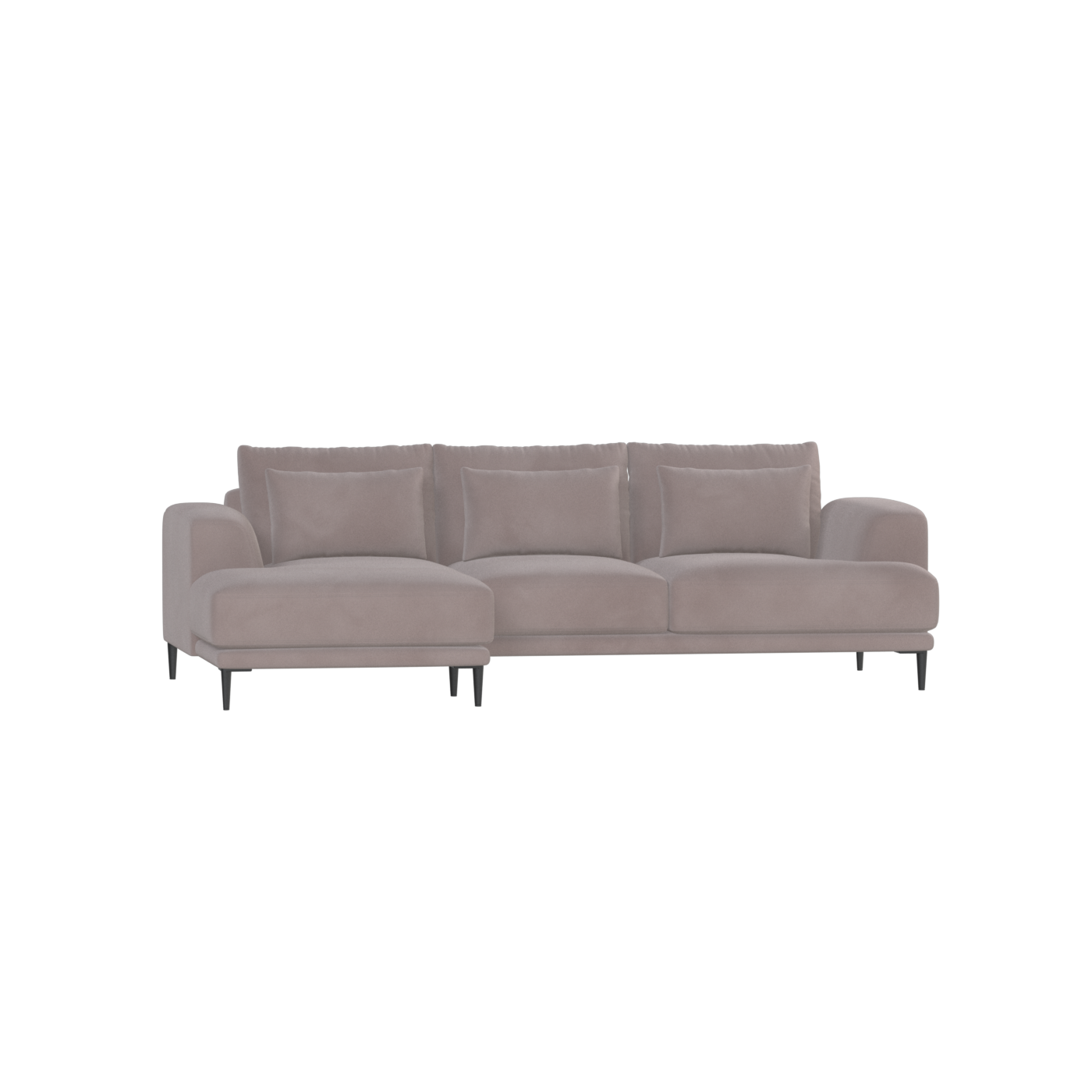 Canapé d'angle modulaire Joe – Finition en tissu de haute qualité