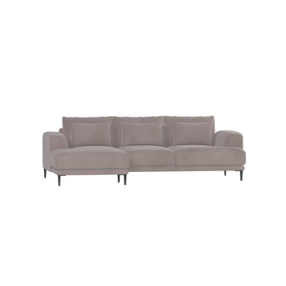 Canapé d'angle modulaire Joe – Finition en tissu de haute qualité