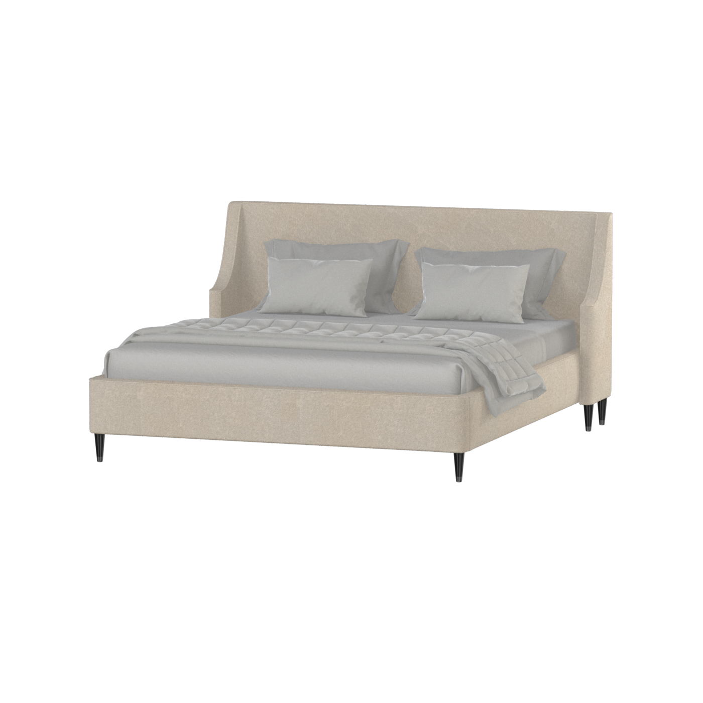 Laura Double Bed with High Headboard