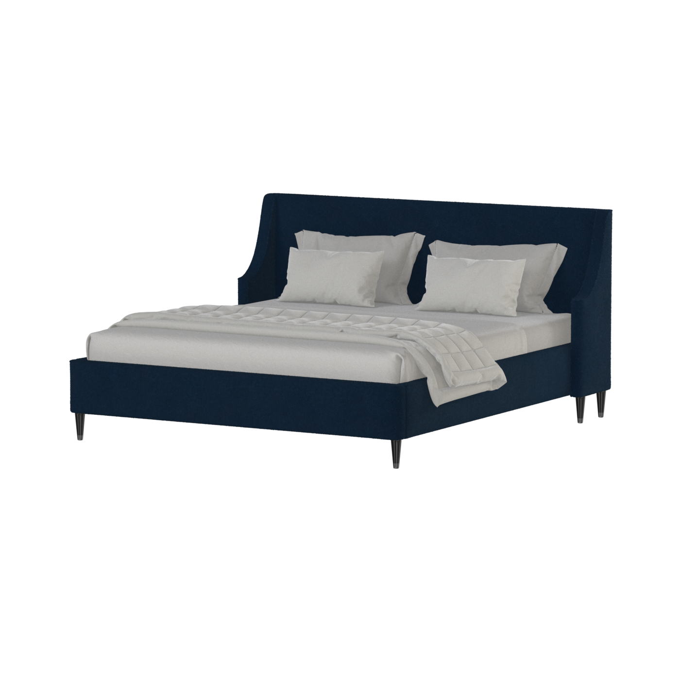 Laura Double Bed with High Headboard