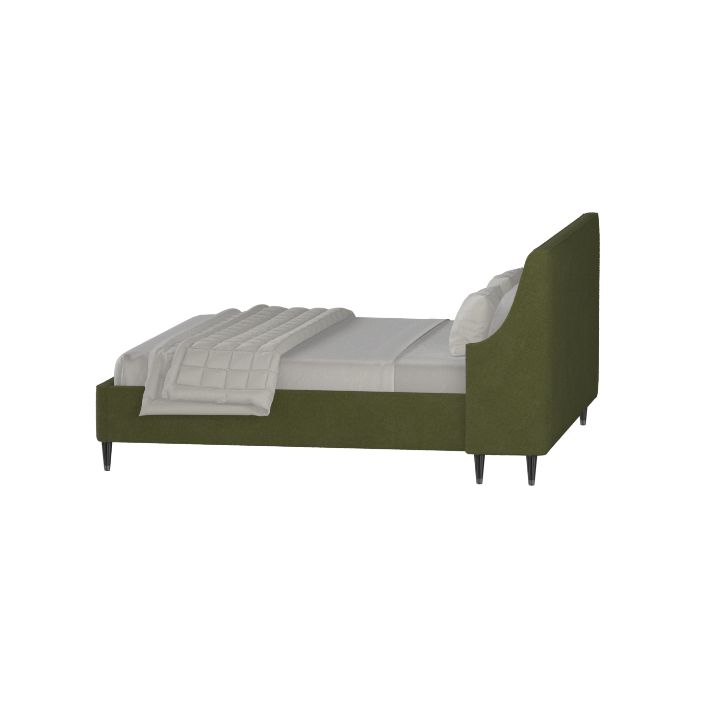 Laura Double Bed with High Headboard