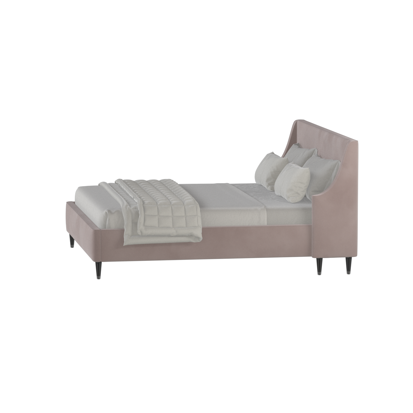 Laura Double Bed with High Headboard