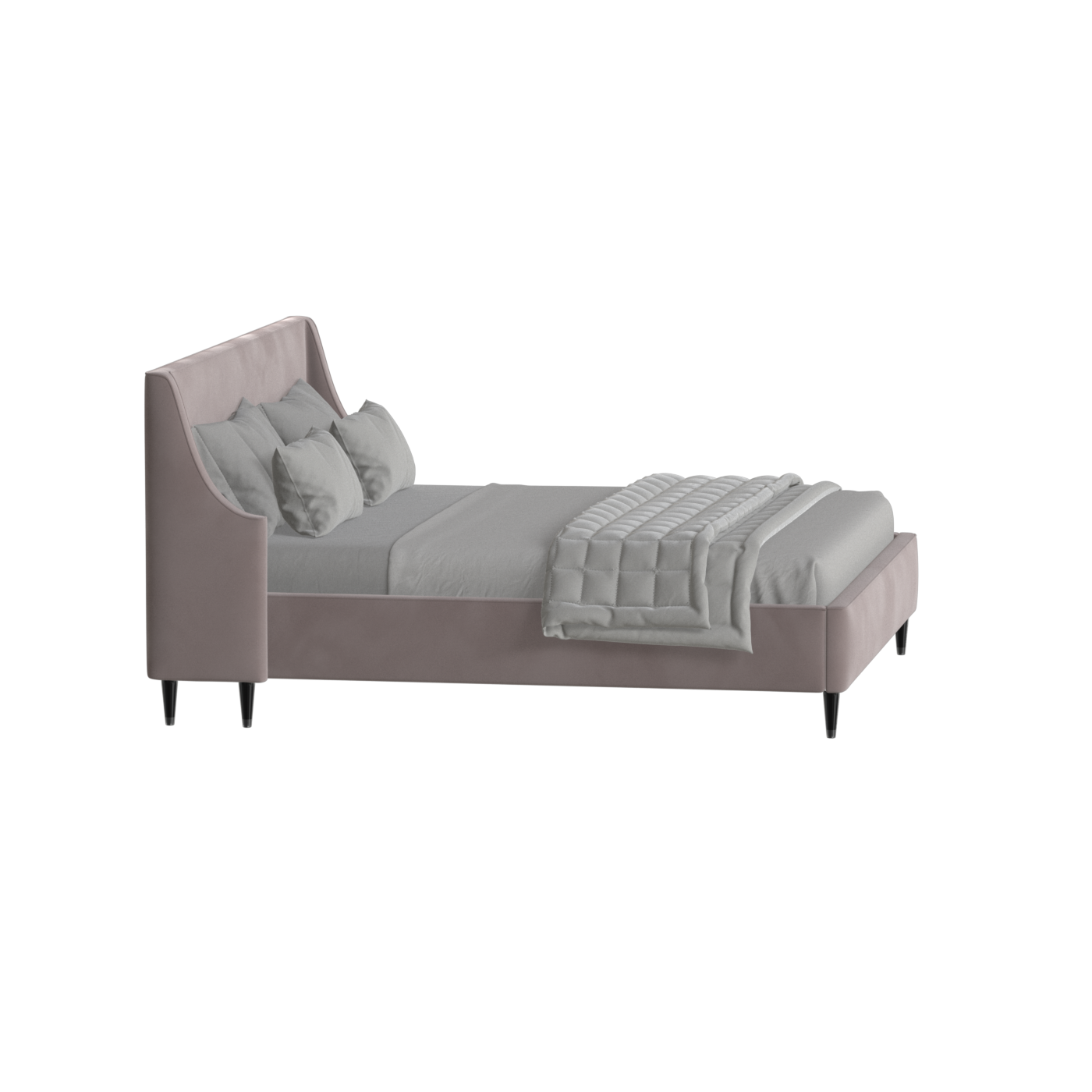 Laura Double Bed with High Headboard
