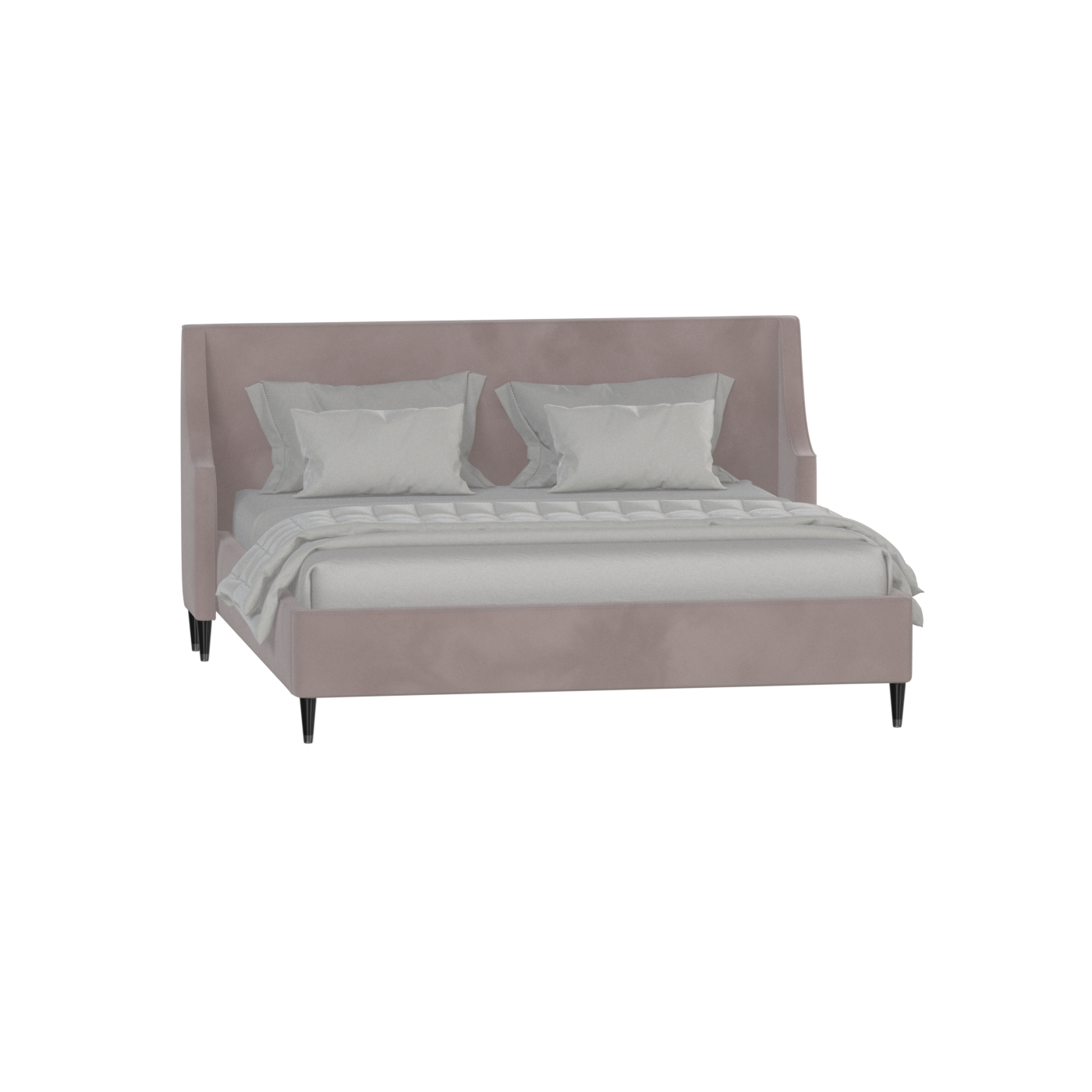 Laura Double Bed with High Headboard