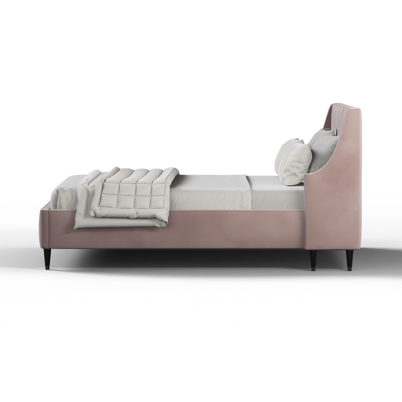 Laura Double Bed with High Headboard
