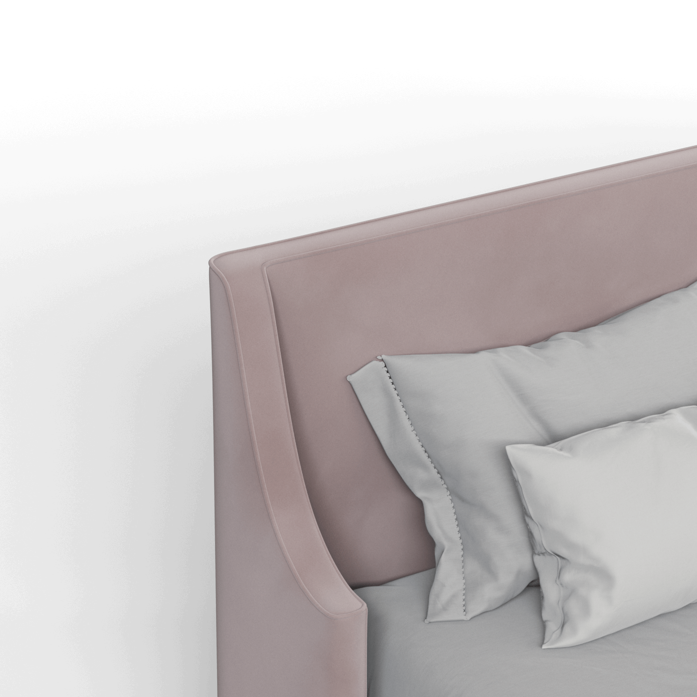 Laura Double Bed with High Headboard