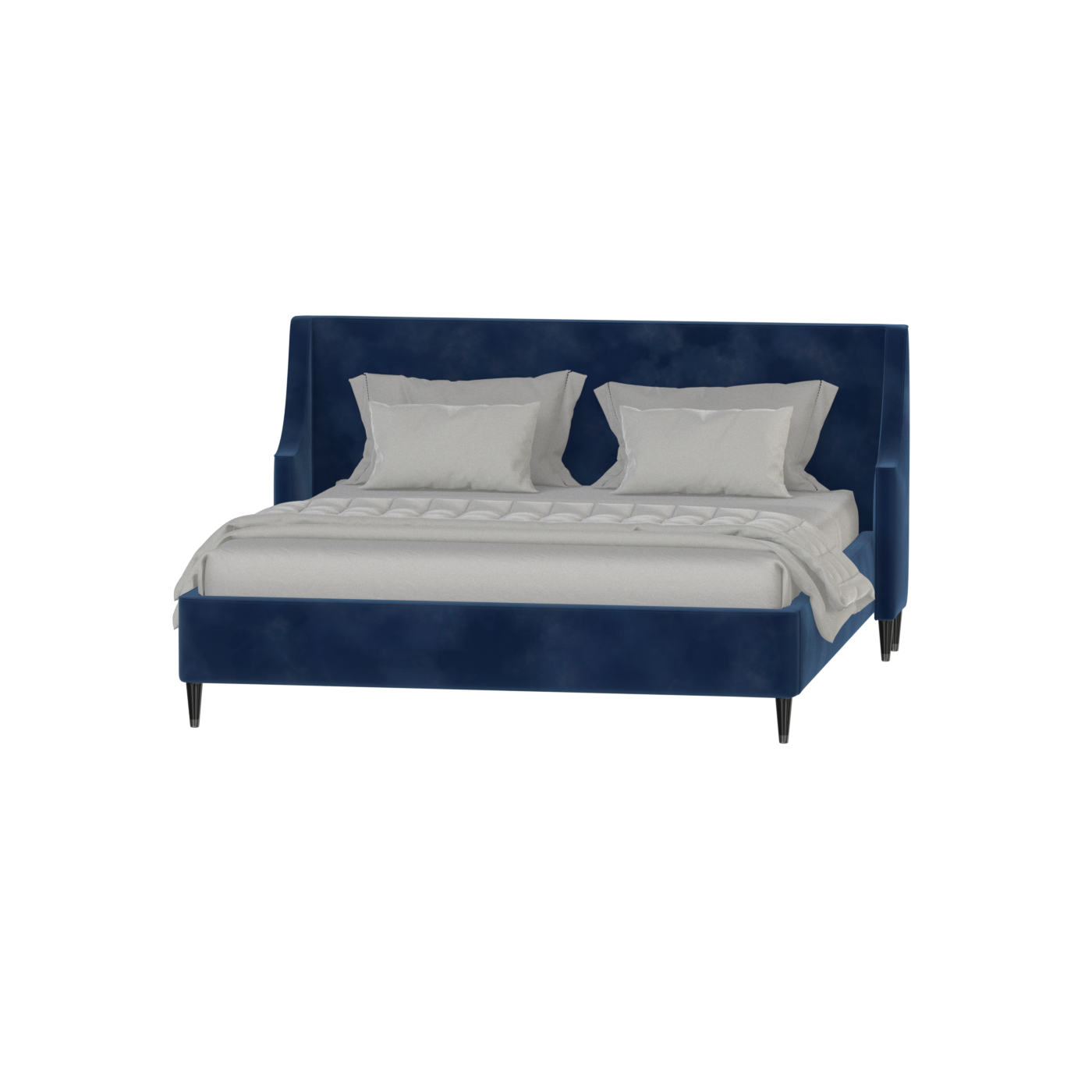 Laura Double Bed with High Headboard