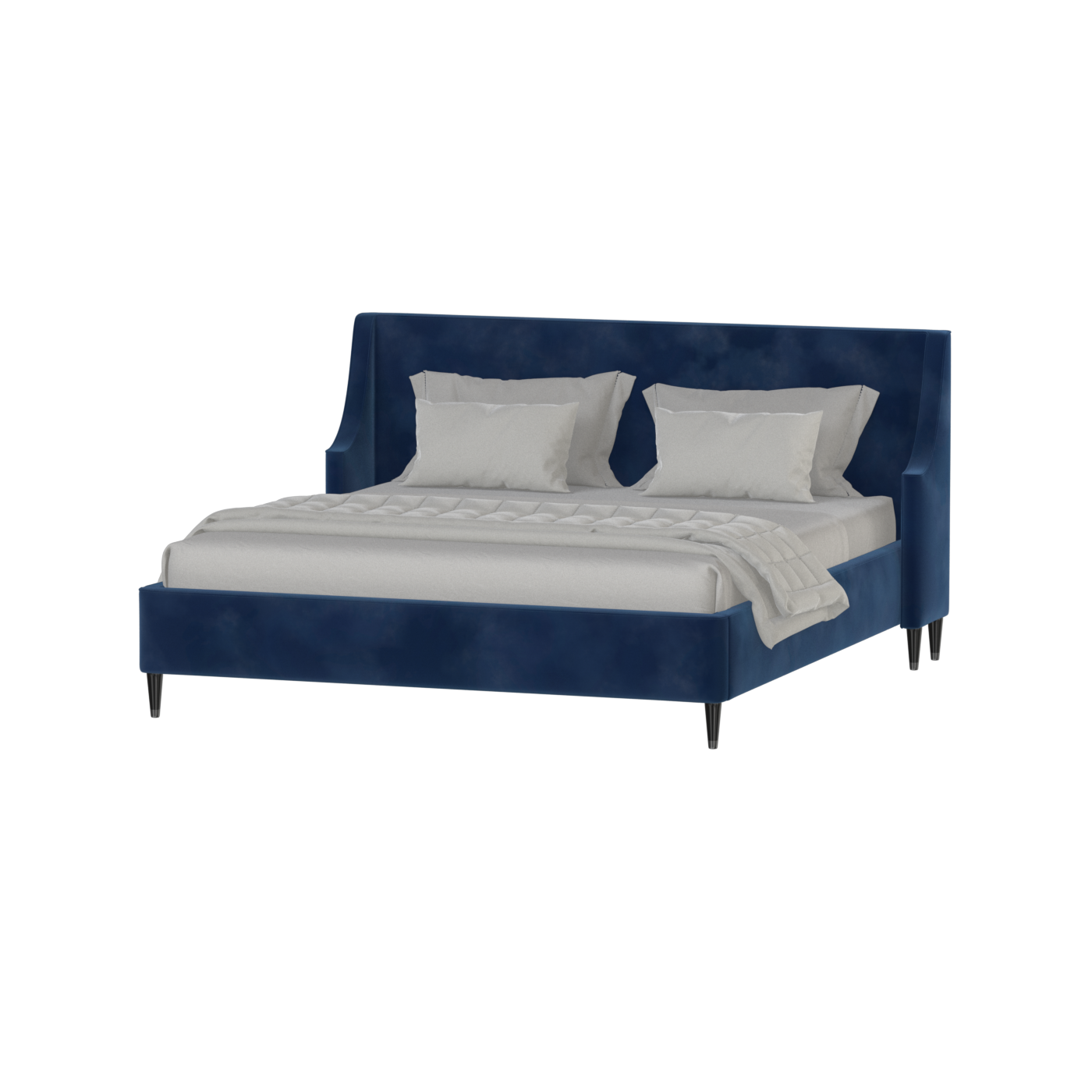 Laura Double Bed with High Headboard