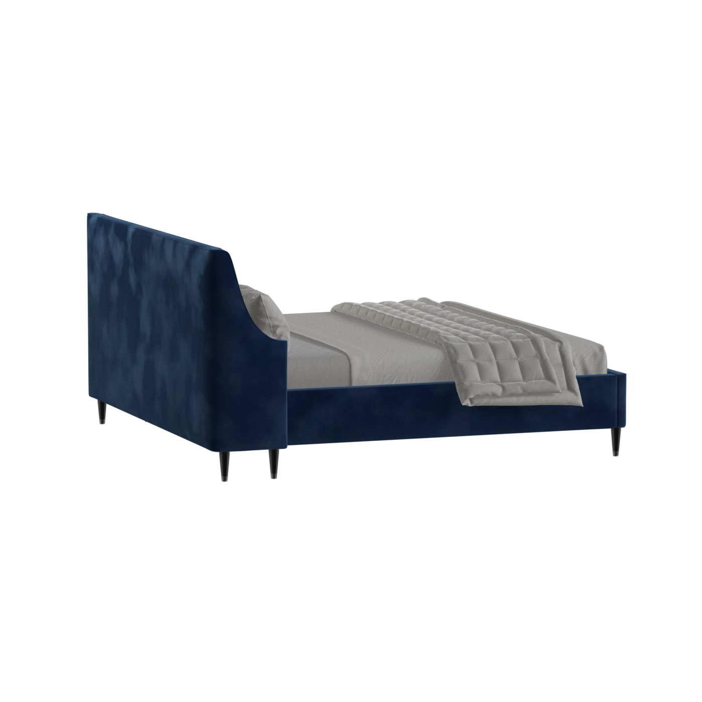Laura Double Bed with High Headboard