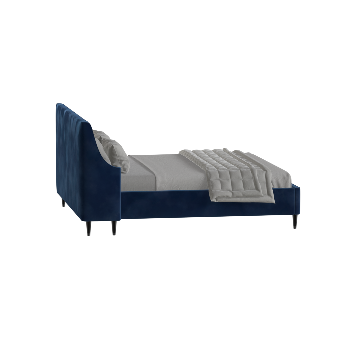 Laura Double Bed with High Headboard