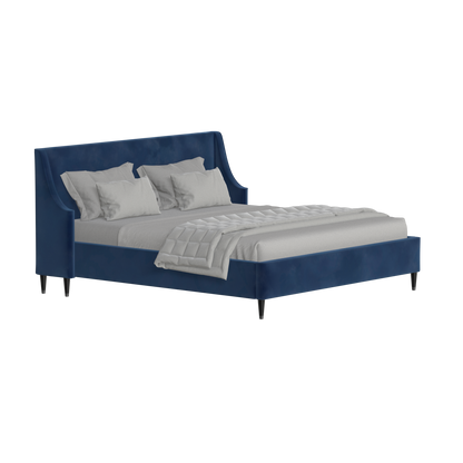 Laura Double Bed with High Headboard