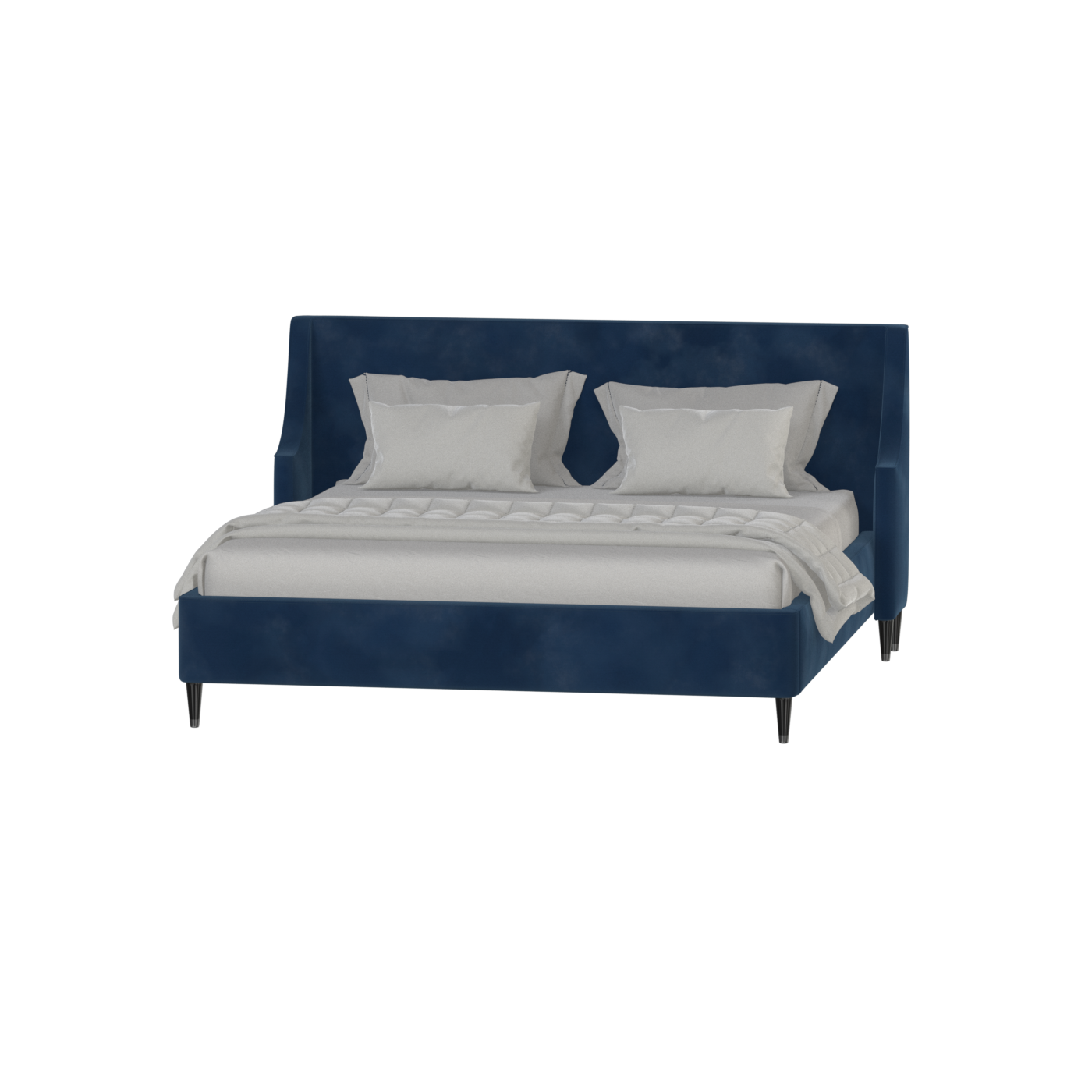 Laura Double Bed with High Headboard
