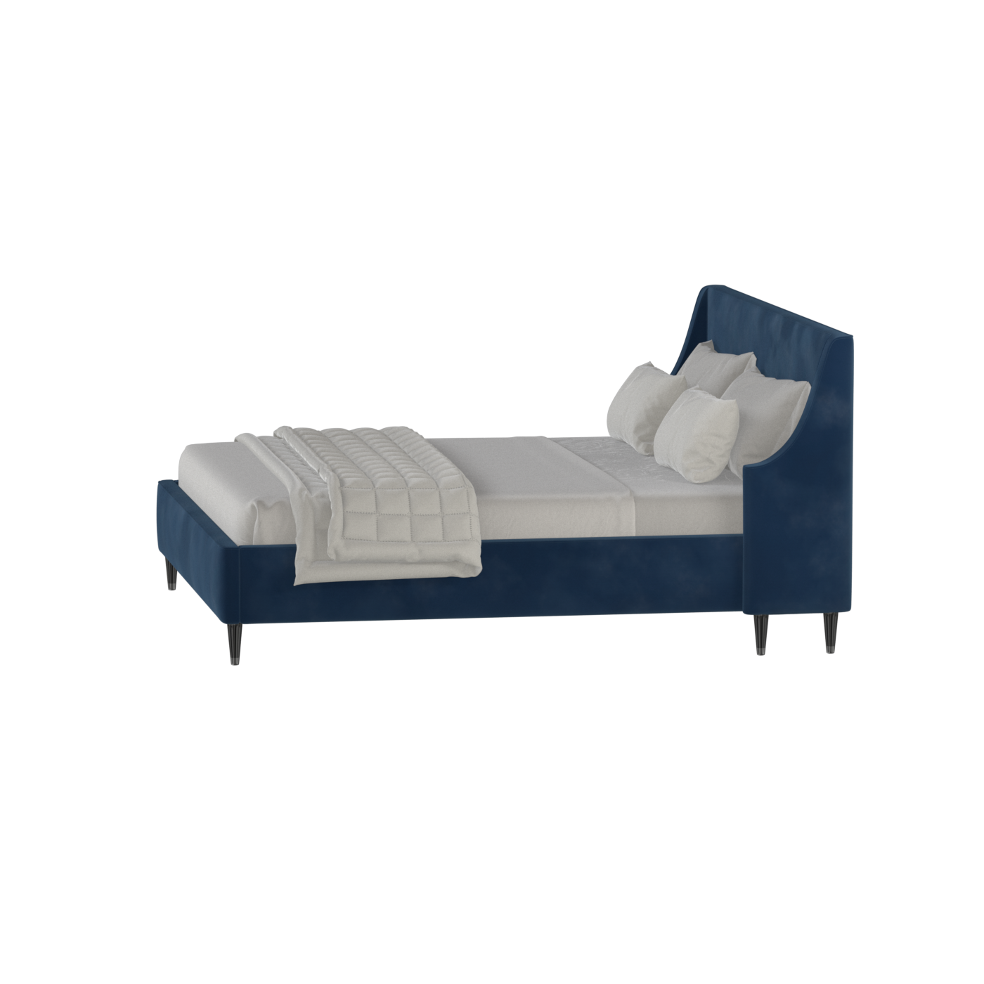 Laura Double Bed with High Headboard