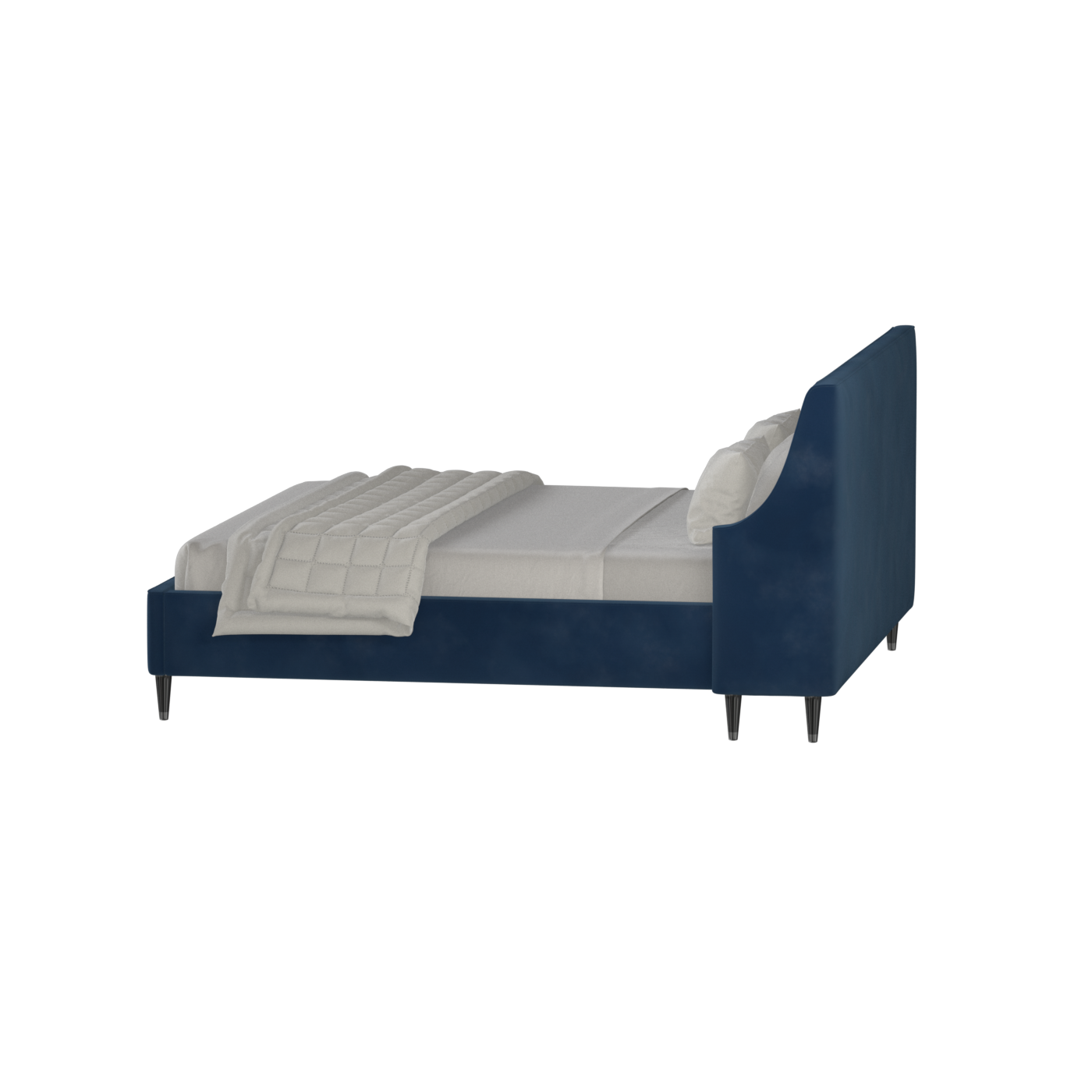 Laura Double Bed with High Headboard