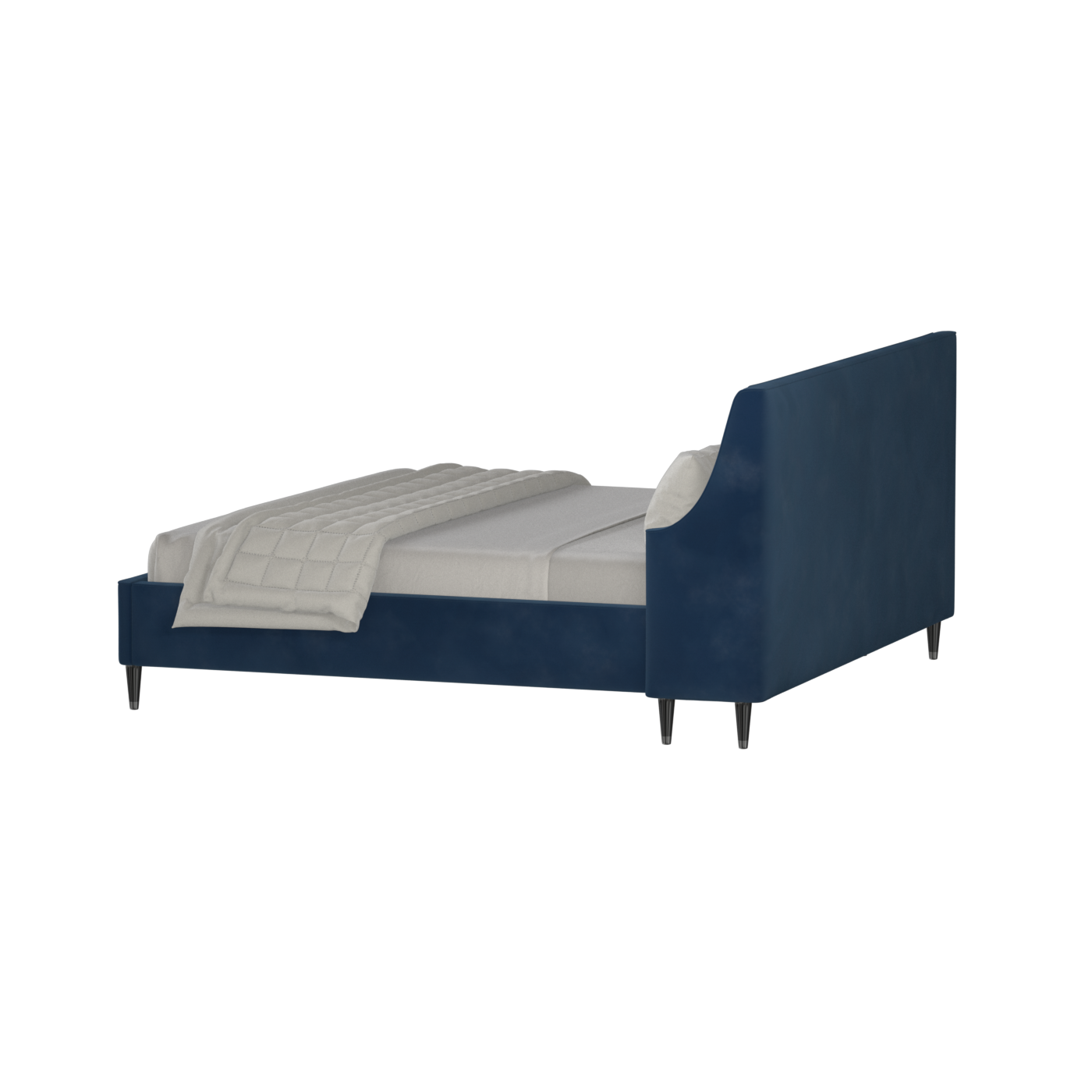 Laura Double Bed with High Headboard