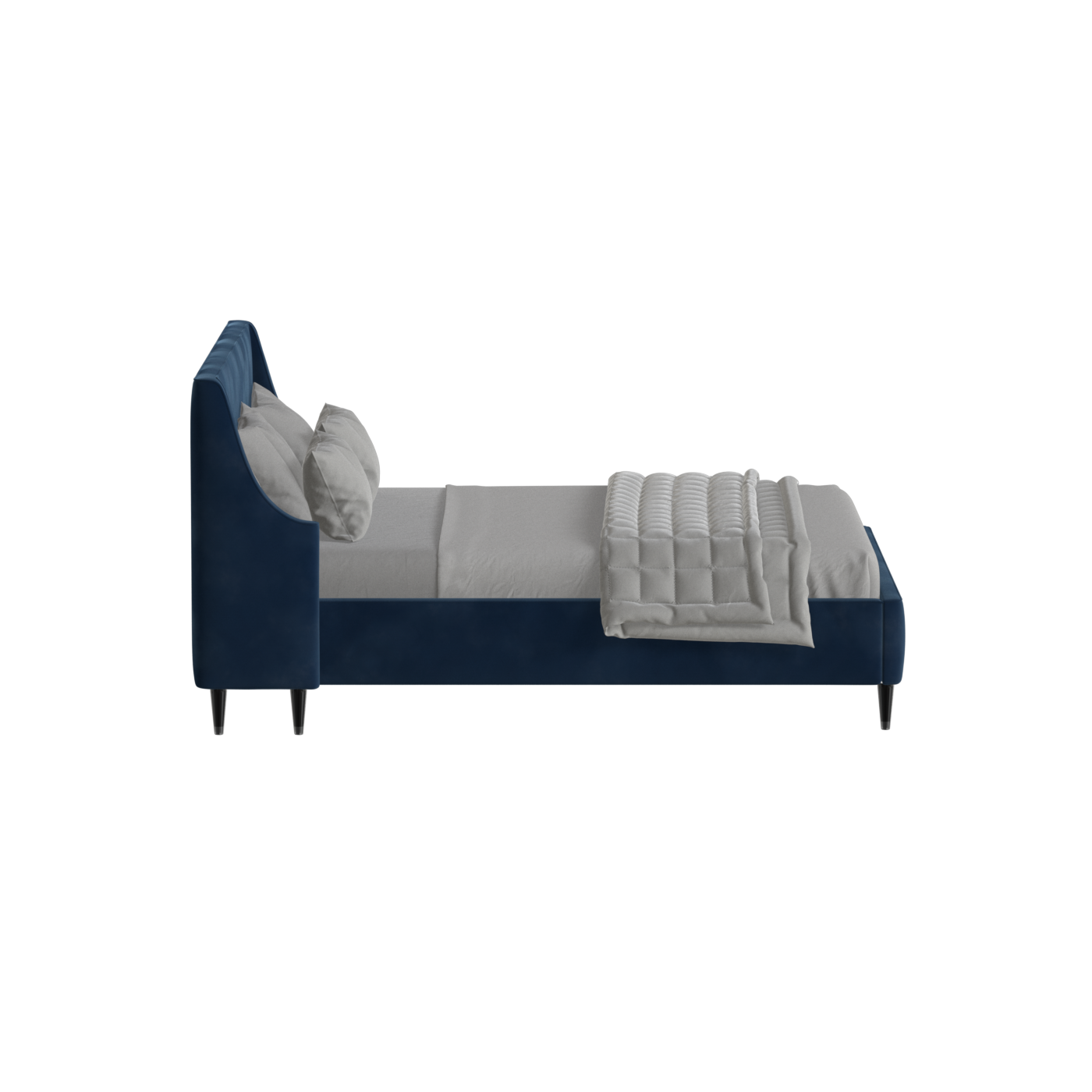 Laura Double Bed with High Headboard