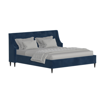 Laura Double Bed with High Headboard