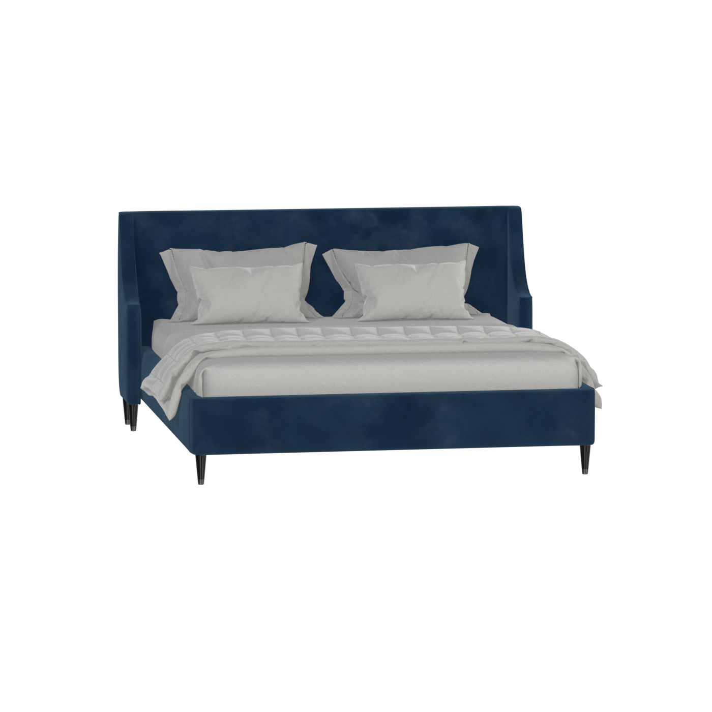 Laura Double Bed with High Headboard