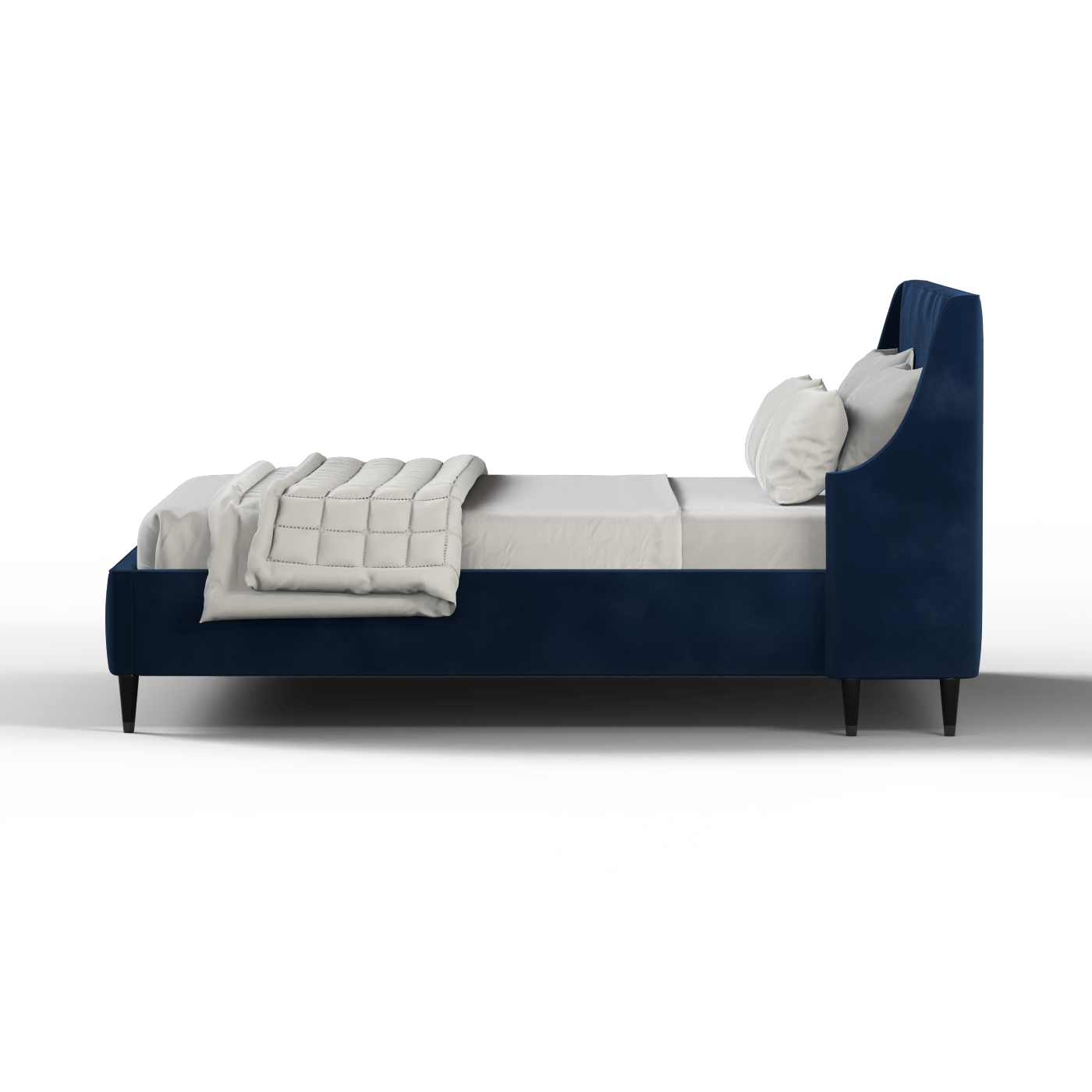 Laura Double Bed with High Headboard
