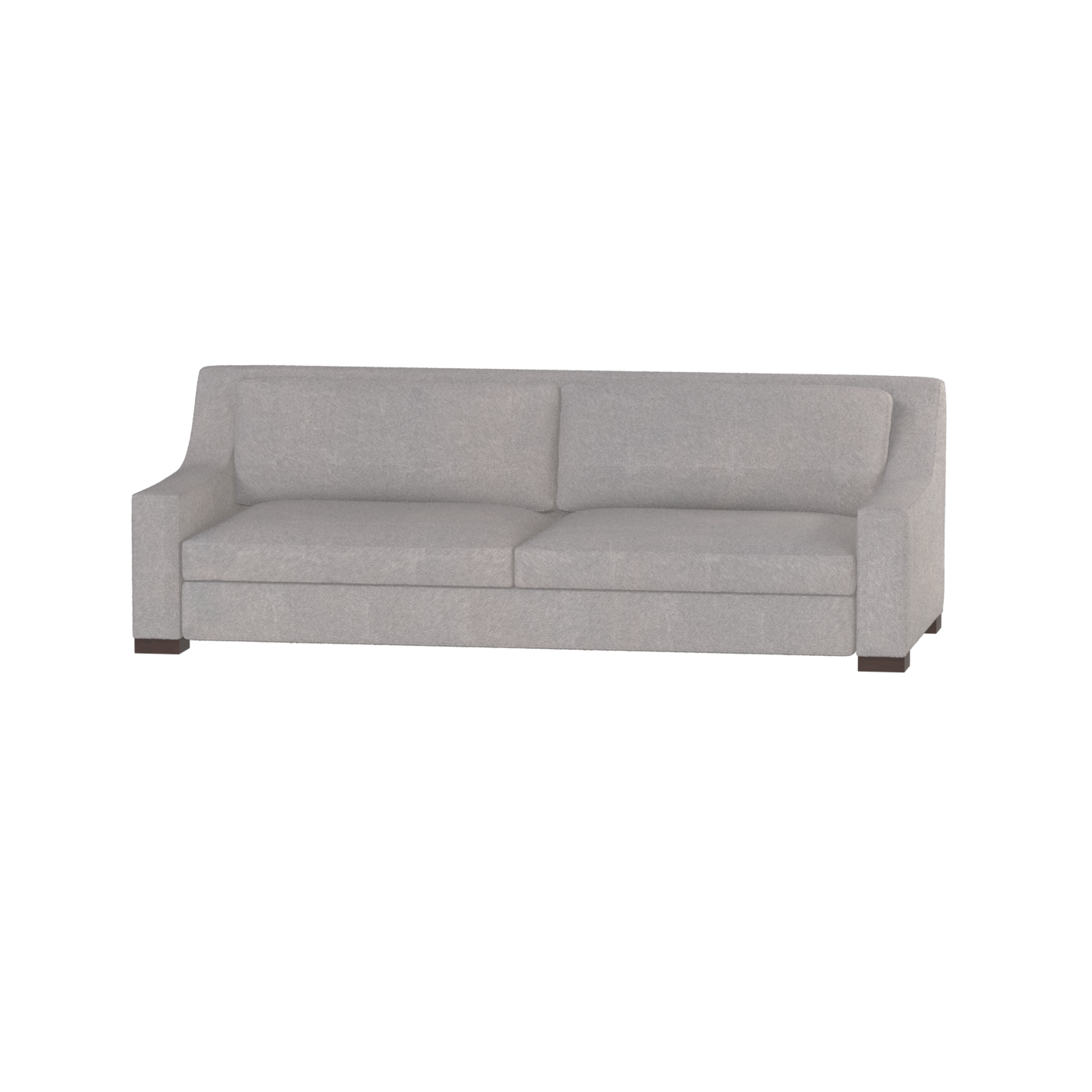 Louis 2 Seater Sofa — Structured Design with Tapered Arms