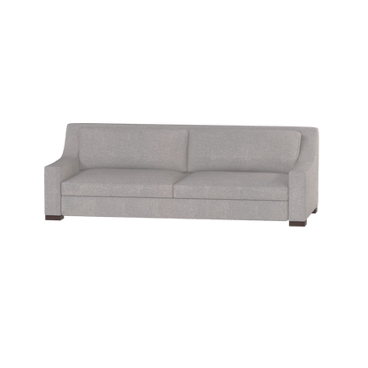 Louis 2 Seater Sofa — Structured Design with Tapered Arms