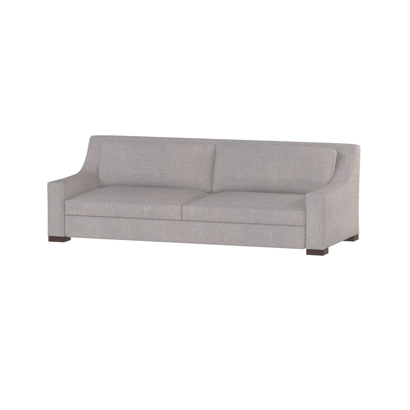 Louis 2 Seater Sofa — Structured Design with Tapered Arms