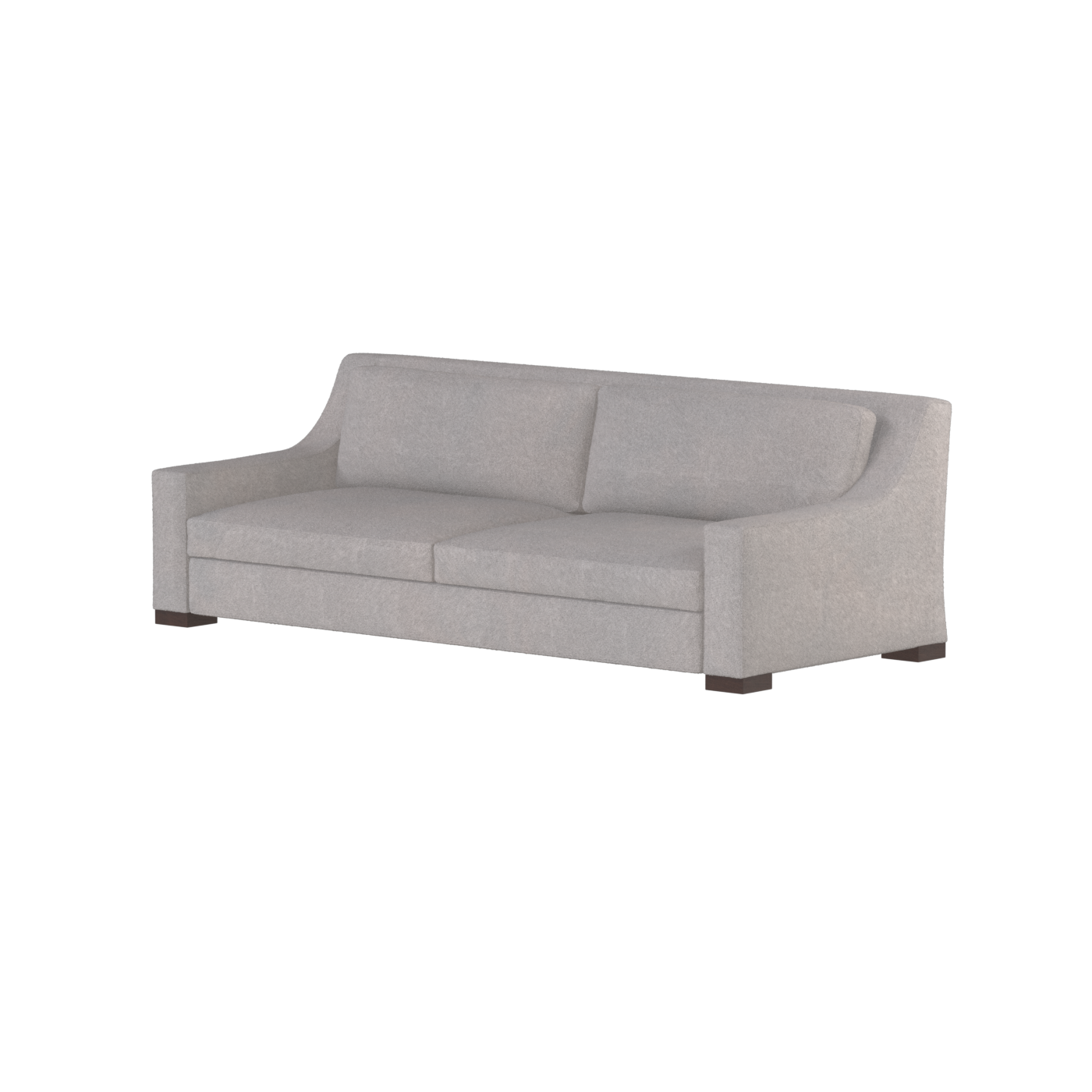 Louis 2 Seater Sofa — Structured Design with Tapered Arms