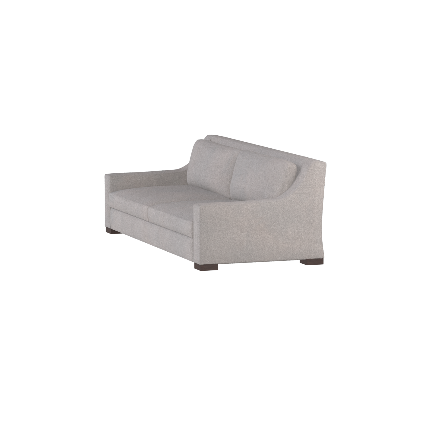 Louis 2 Seater Sofa — Structured Design with Tapered Arms