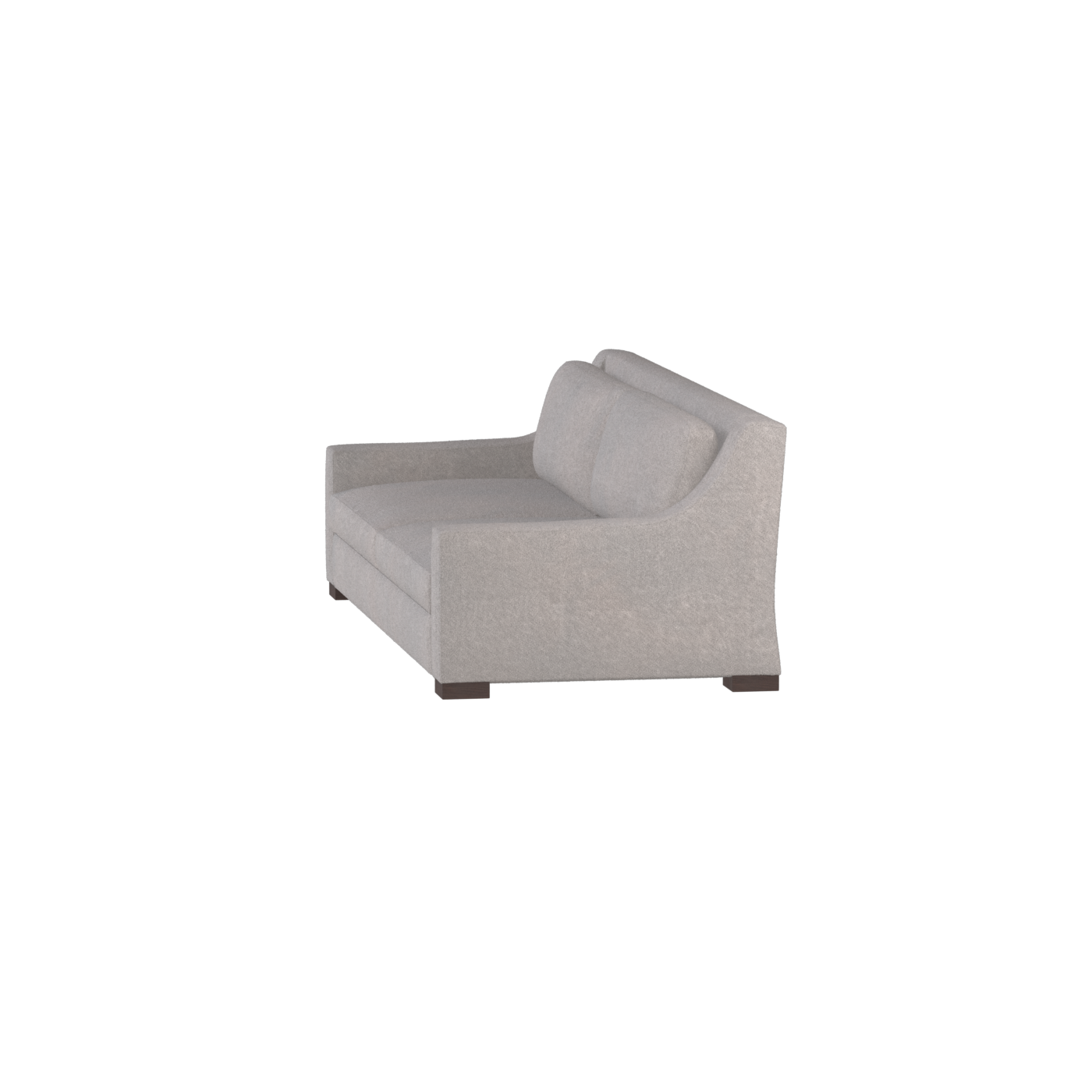 Louis 2 Seater Sofa — Structured Design with Tapered Arms