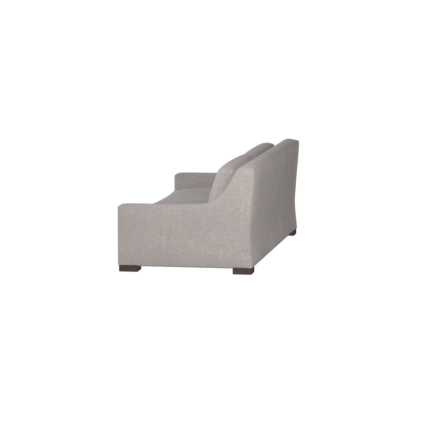 Louis 2 Seater Sofa — Structured Design with Tapered Arms