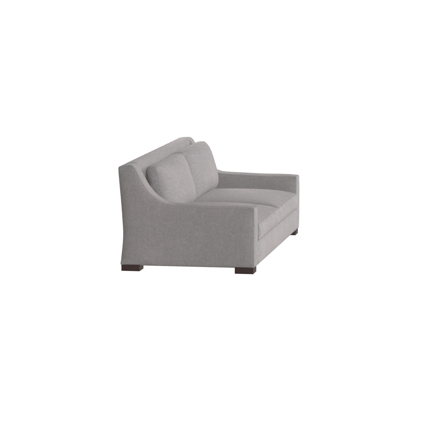 Louis 2 Seater Sofa — Structured Design with Tapered Arms