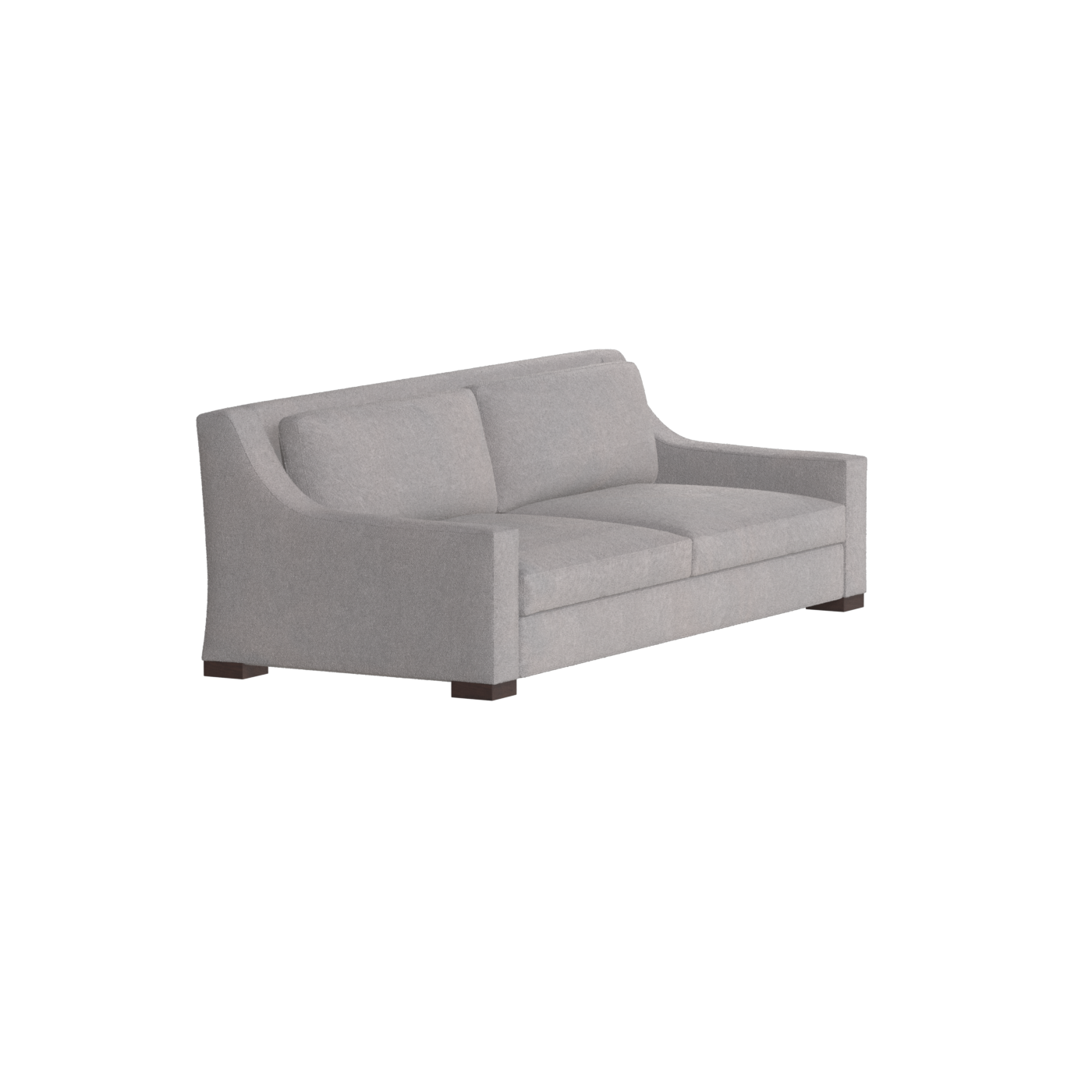 Louis 2 Seater Sofa — Structured Design with Tapered Arms