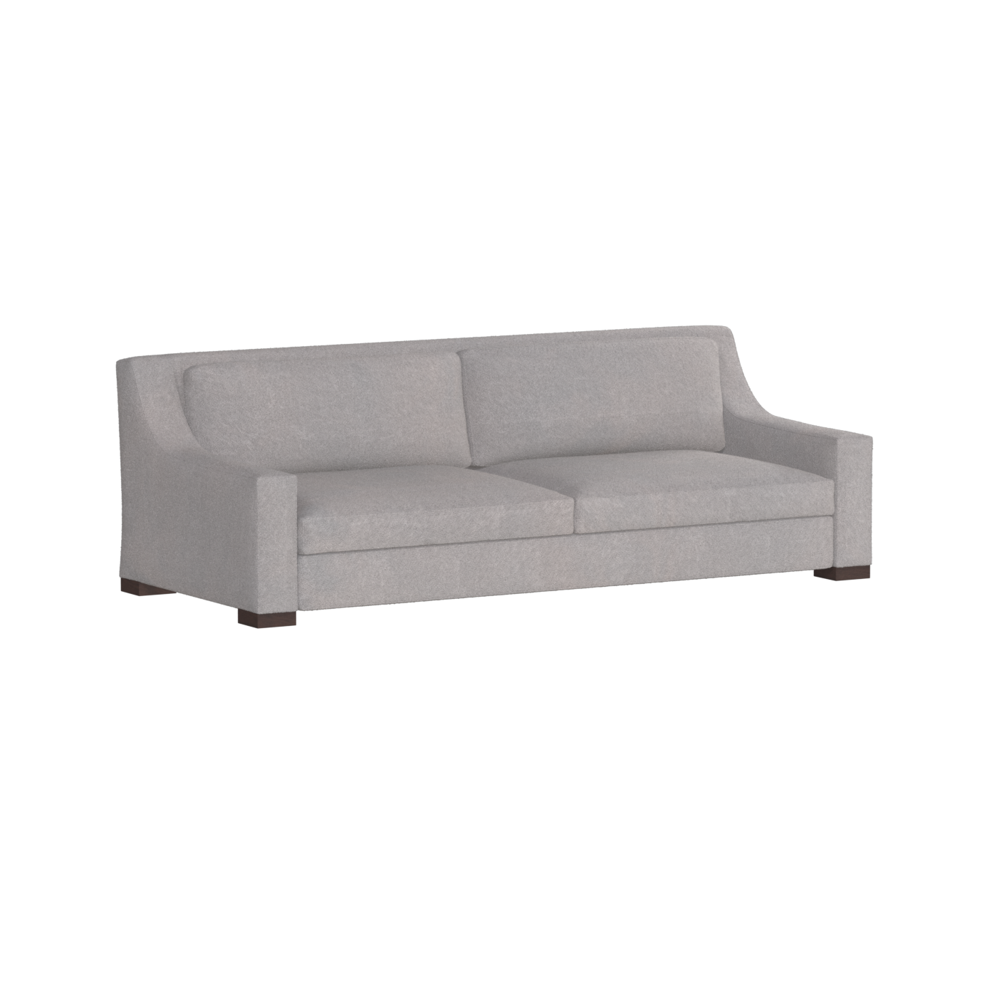 Louis 2 Seater Sofa — Structured Design with Tapered Arms