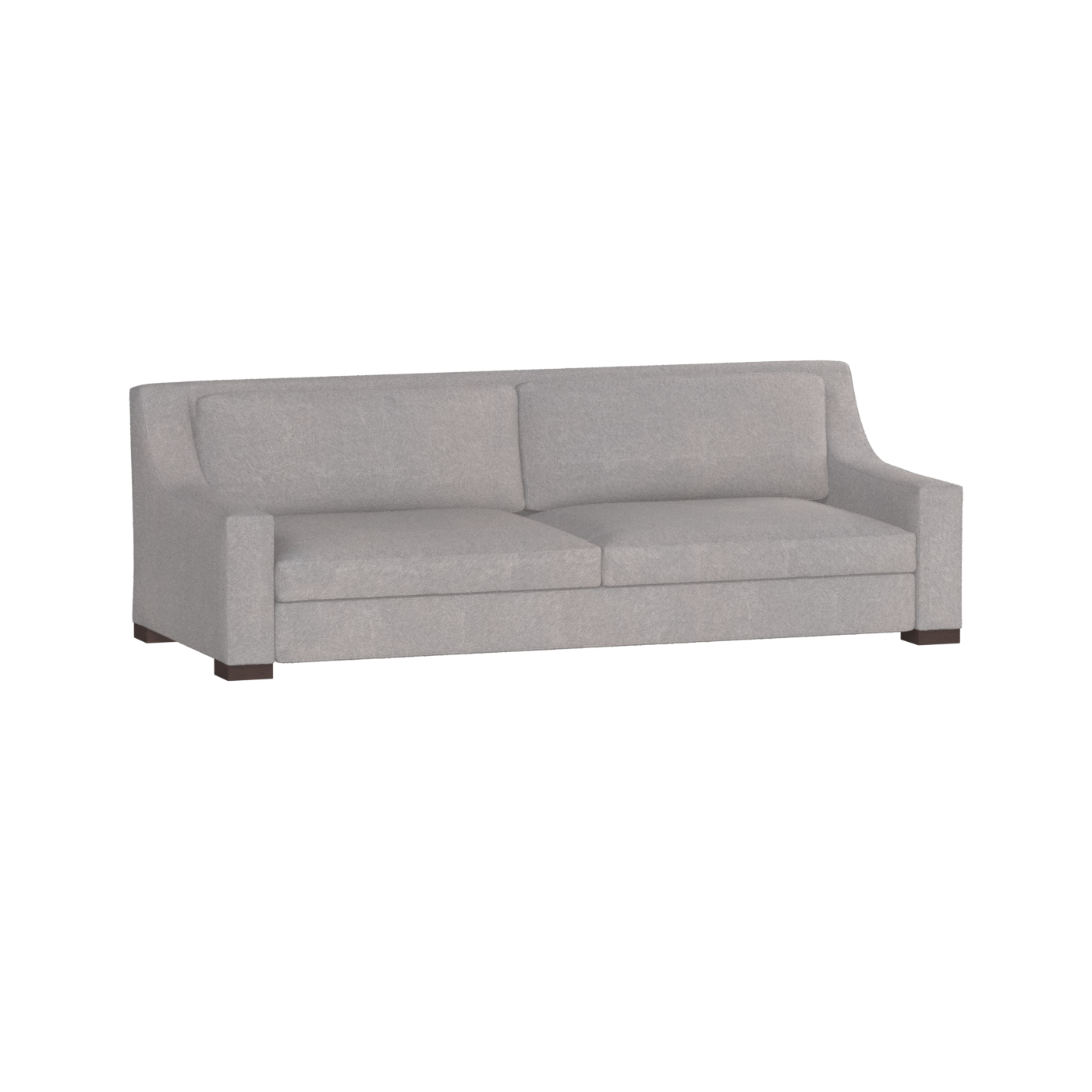 Louis 2 Seater Sofa — Structured Design with Tapered Arms