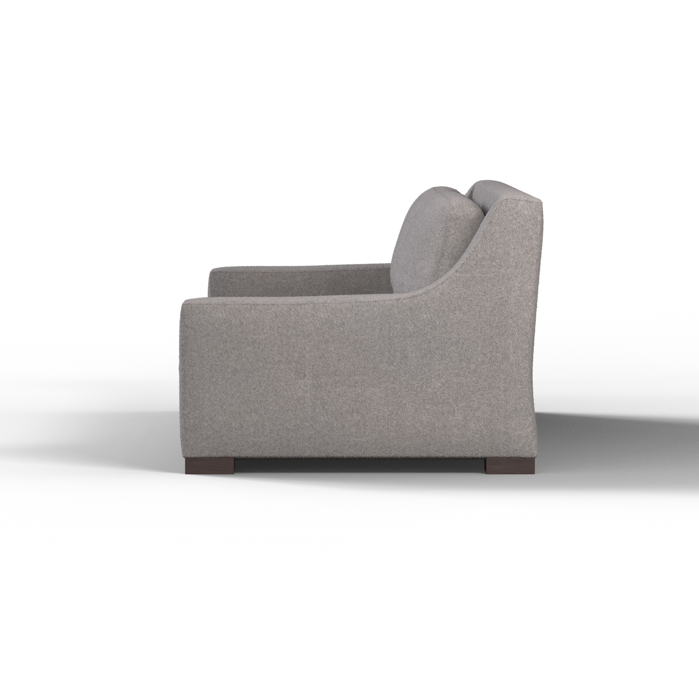 Louis 2 Seater Sofa — Structured Design with Tapered Arms