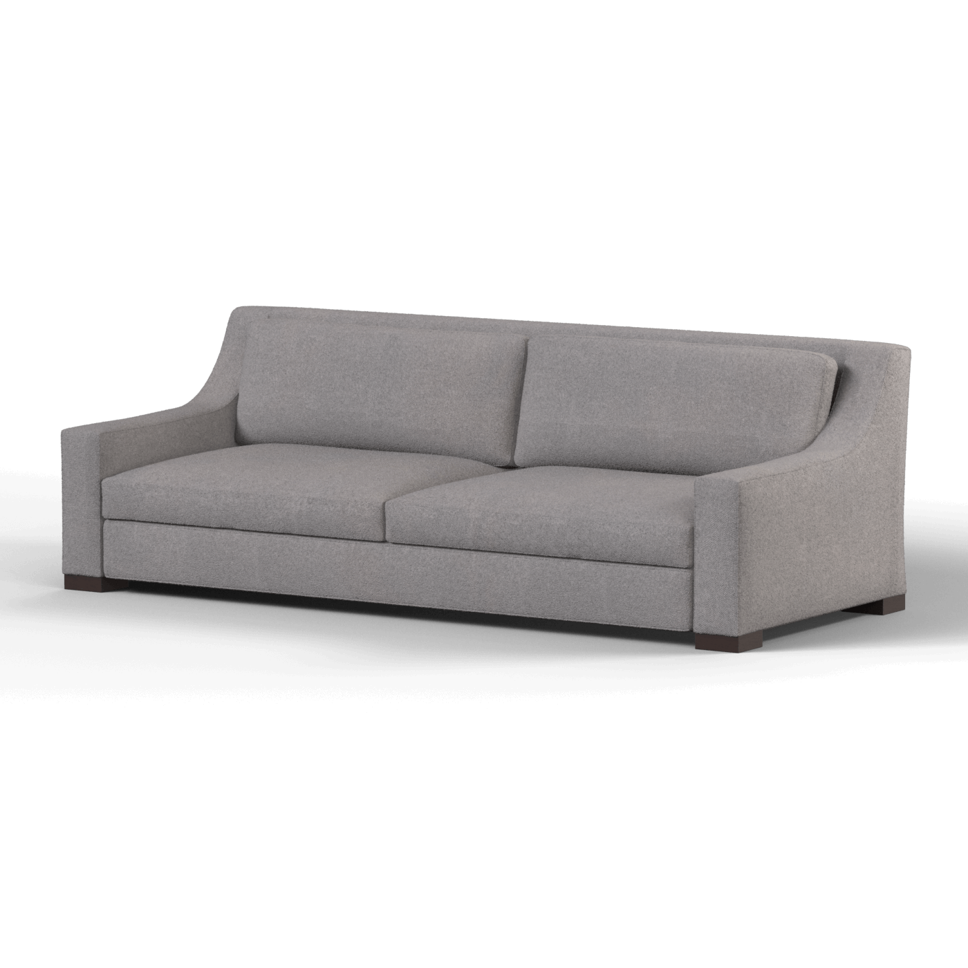 Louis 2 Seater Sofa — Structured Design with Tapered Arms