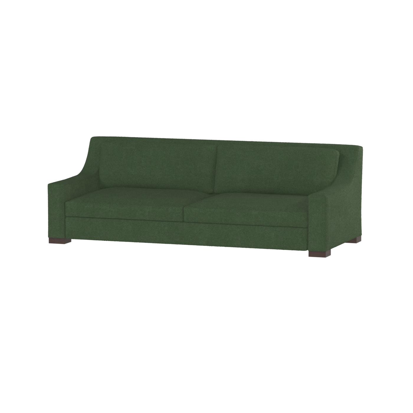 Louis 2 Seater Sofa — Structured Design with Tapered Arms