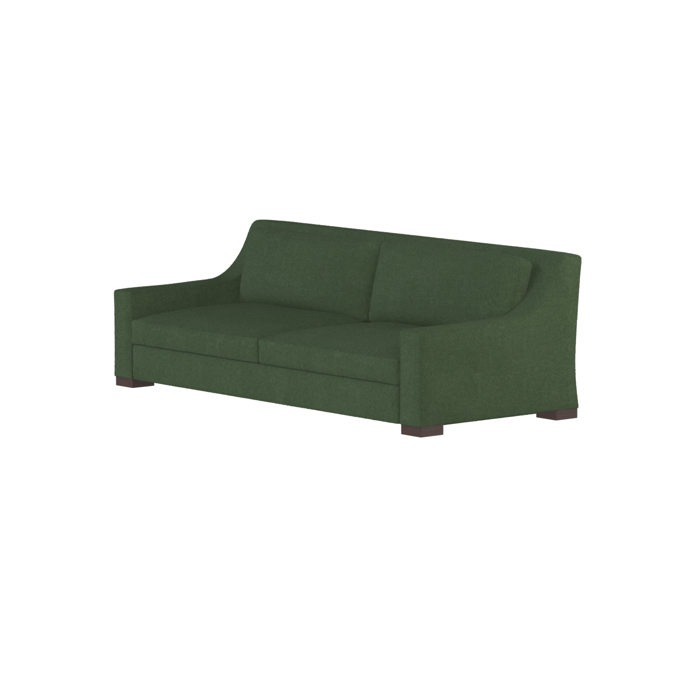 Louis 2 Seater Sofa — Structured Design with Tapered Arms