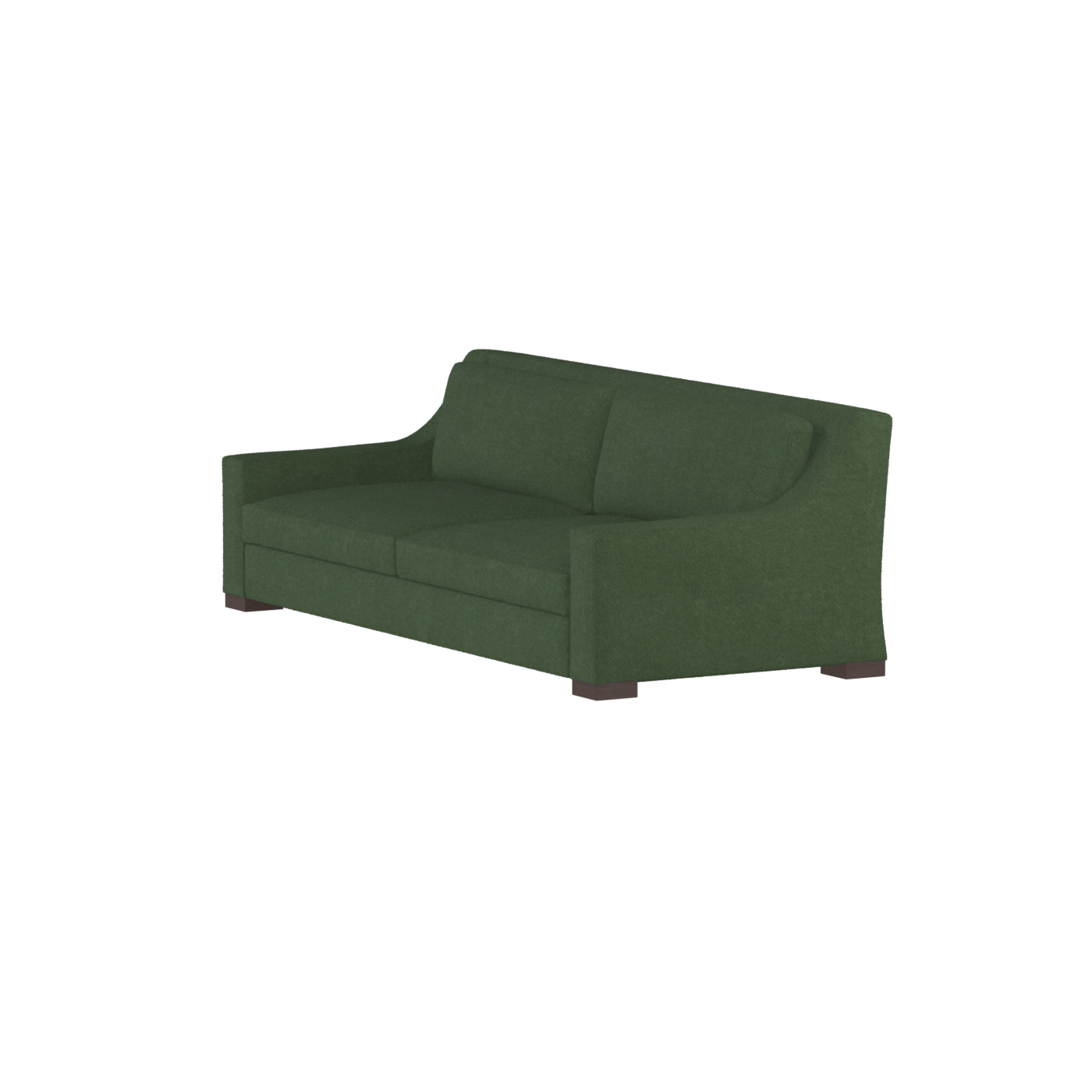 Louis 2 Seater Sofa — Structured Design with Tapered Arms