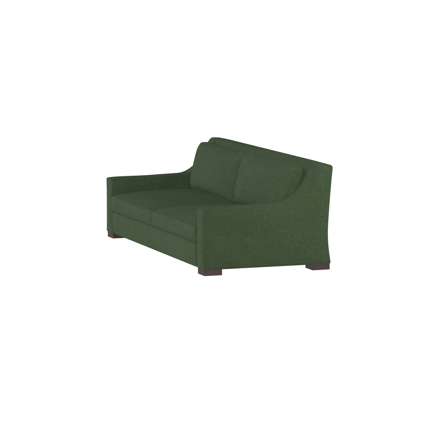 Louis 2 Seater Sofa — Structured Design with Tapered Arms
