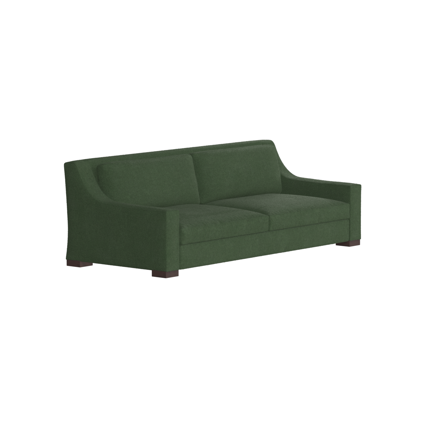 Louis 2 Seater Sofa — Structured Design with Tapered Arms