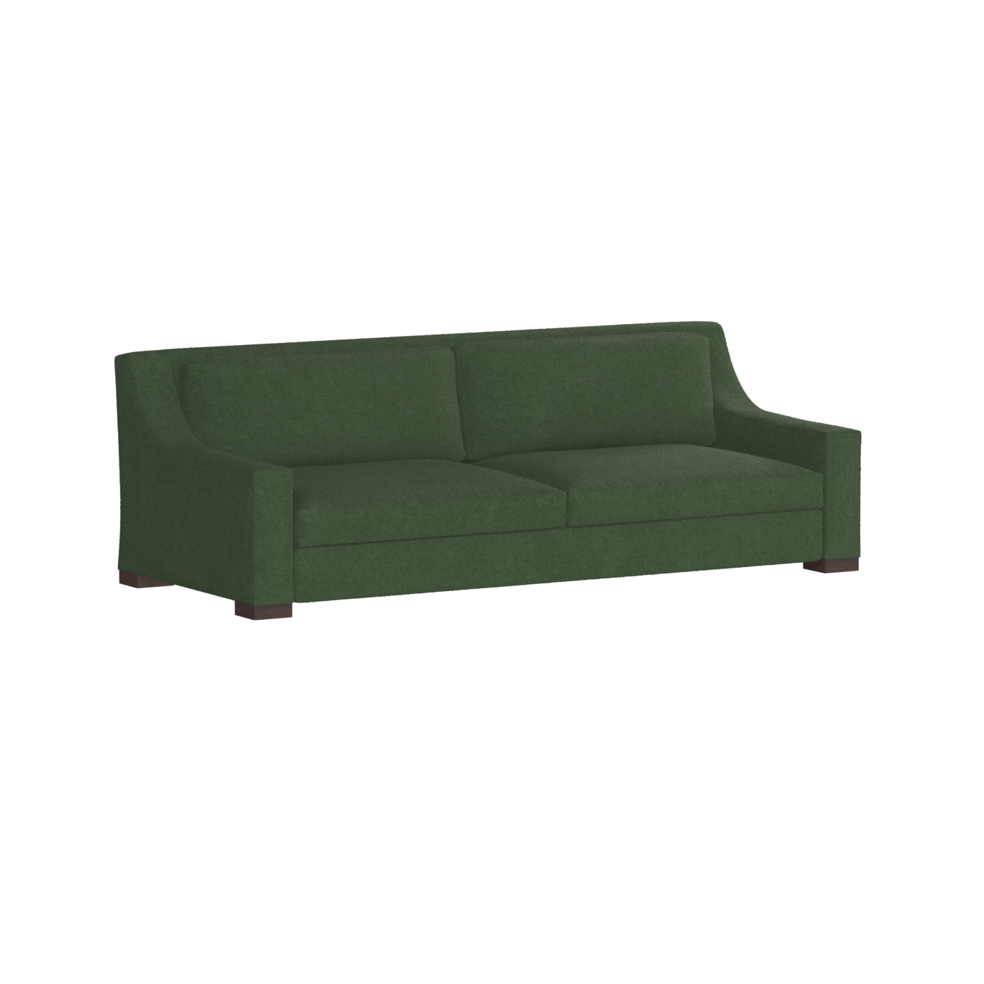 Louis 2 Seater Sofa — Structured Design with Tapered Arms