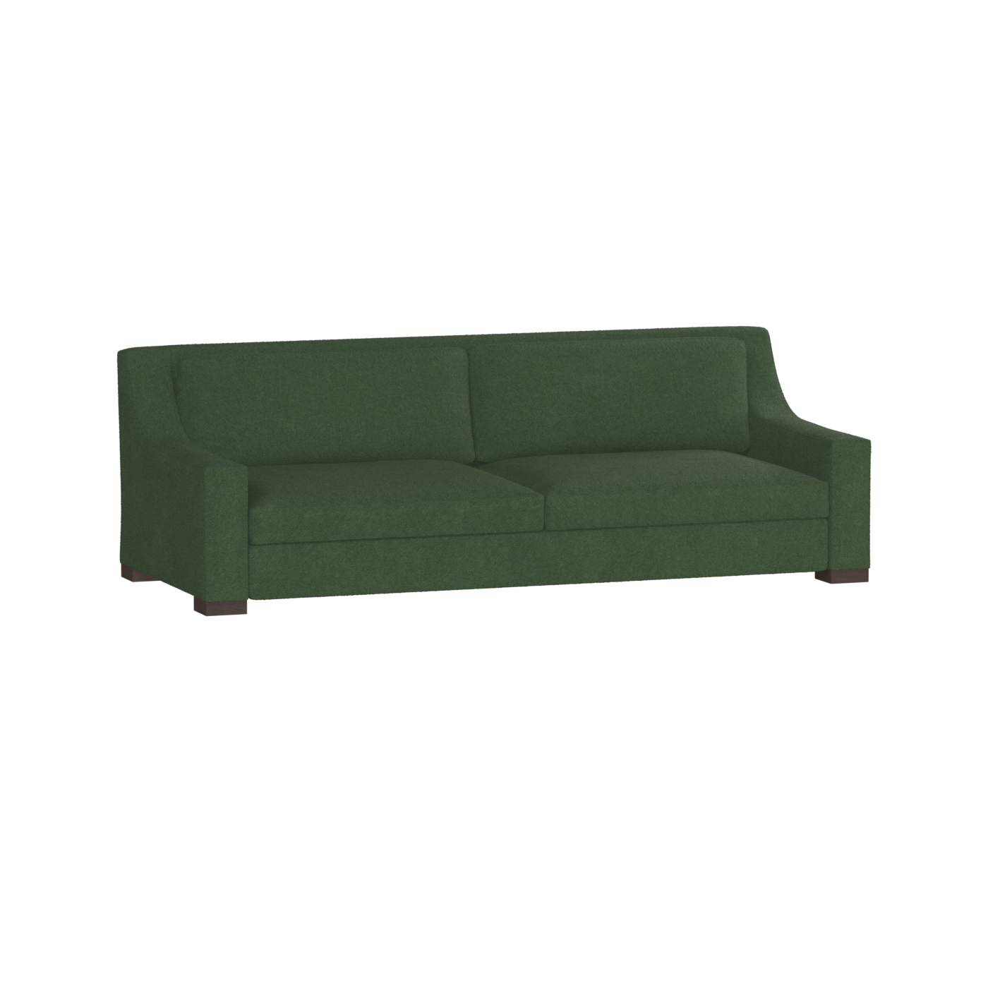 Louis 2 Seater Sofa — Structured Design with Tapered Arms