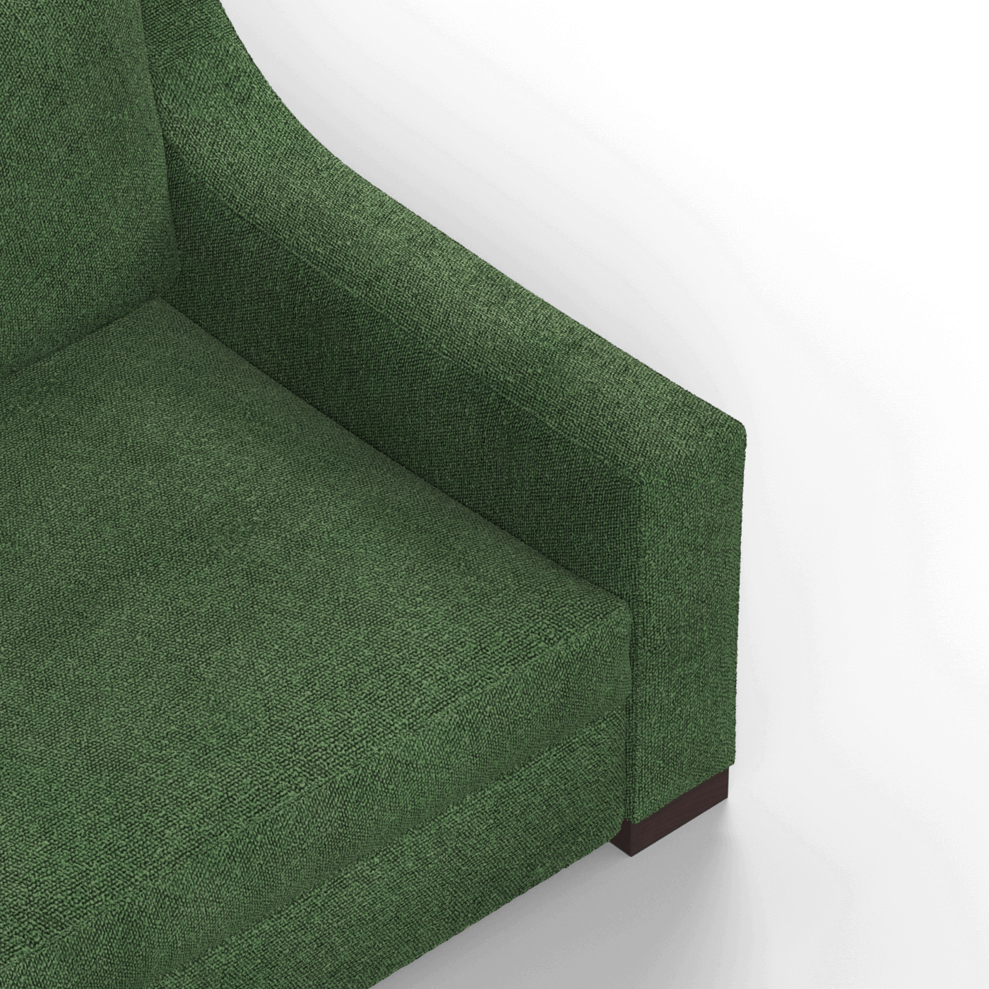 Louis 2 Seater Sofa — Structured Design with Tapered Arms