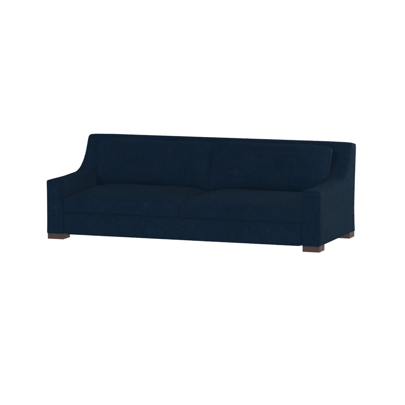 Louis 2 Seater Sofa — Structured Design with Tapered Arms