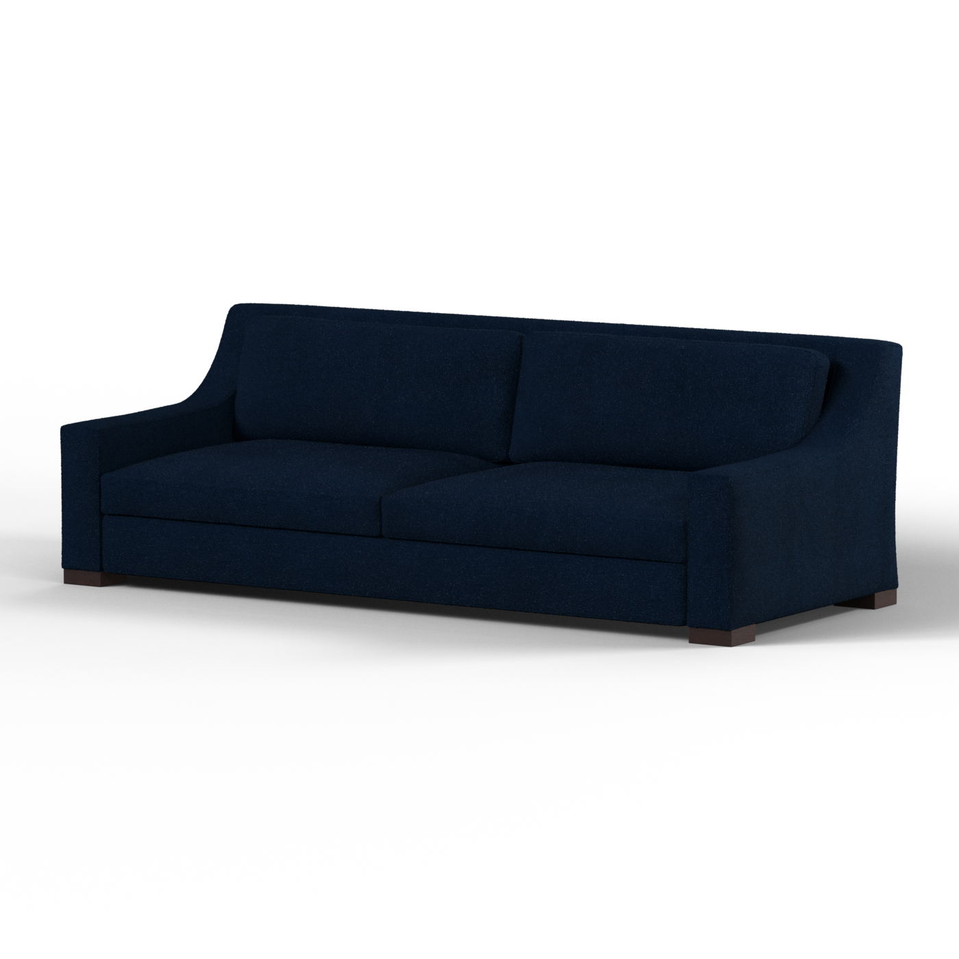 Louis 2 Seater Sofa — Structured Design with Tapered Arms