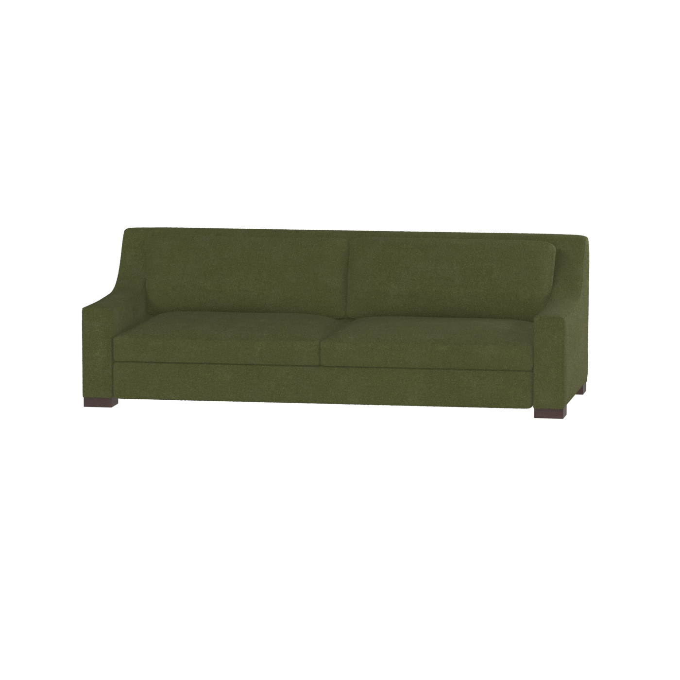 Louis 2 Seater Sofa — Structured Design with Tapered Arms